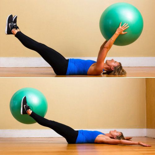 Stability Ball Dead Bug At Brayden Cooke Blog