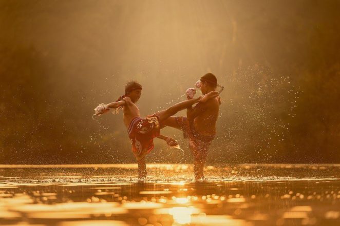 River Attack Boxing Children Fight Martial Arts